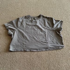 Skims Desert Short Sleeve Crop Top, Size 4X NWT